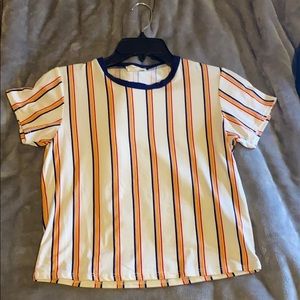 Stripped Multiple Croptop